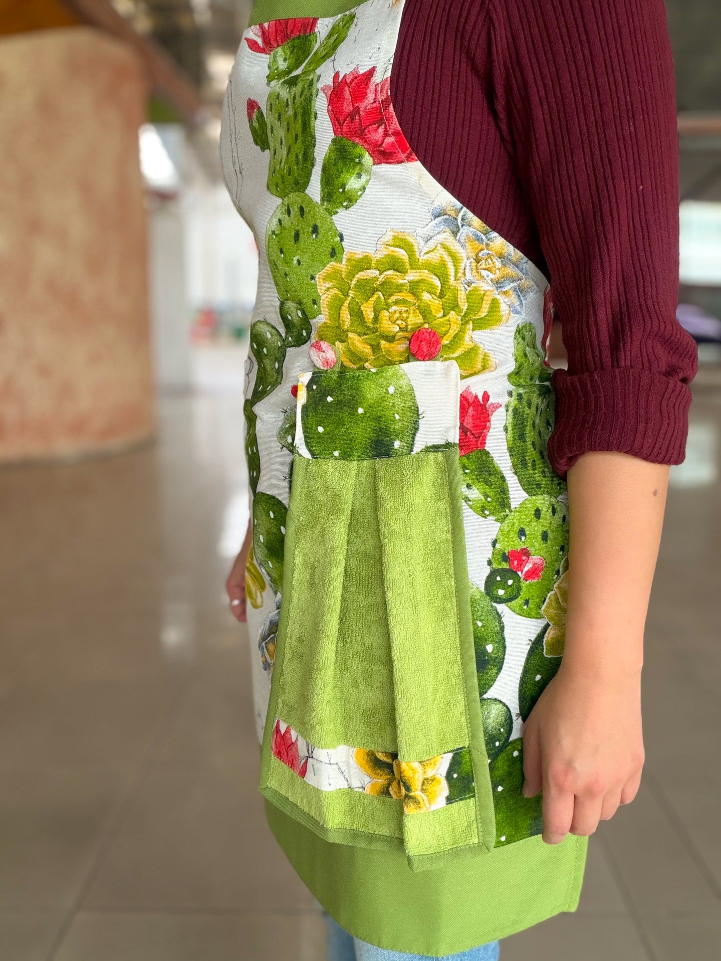 Delantal de Cocina Maison cactus