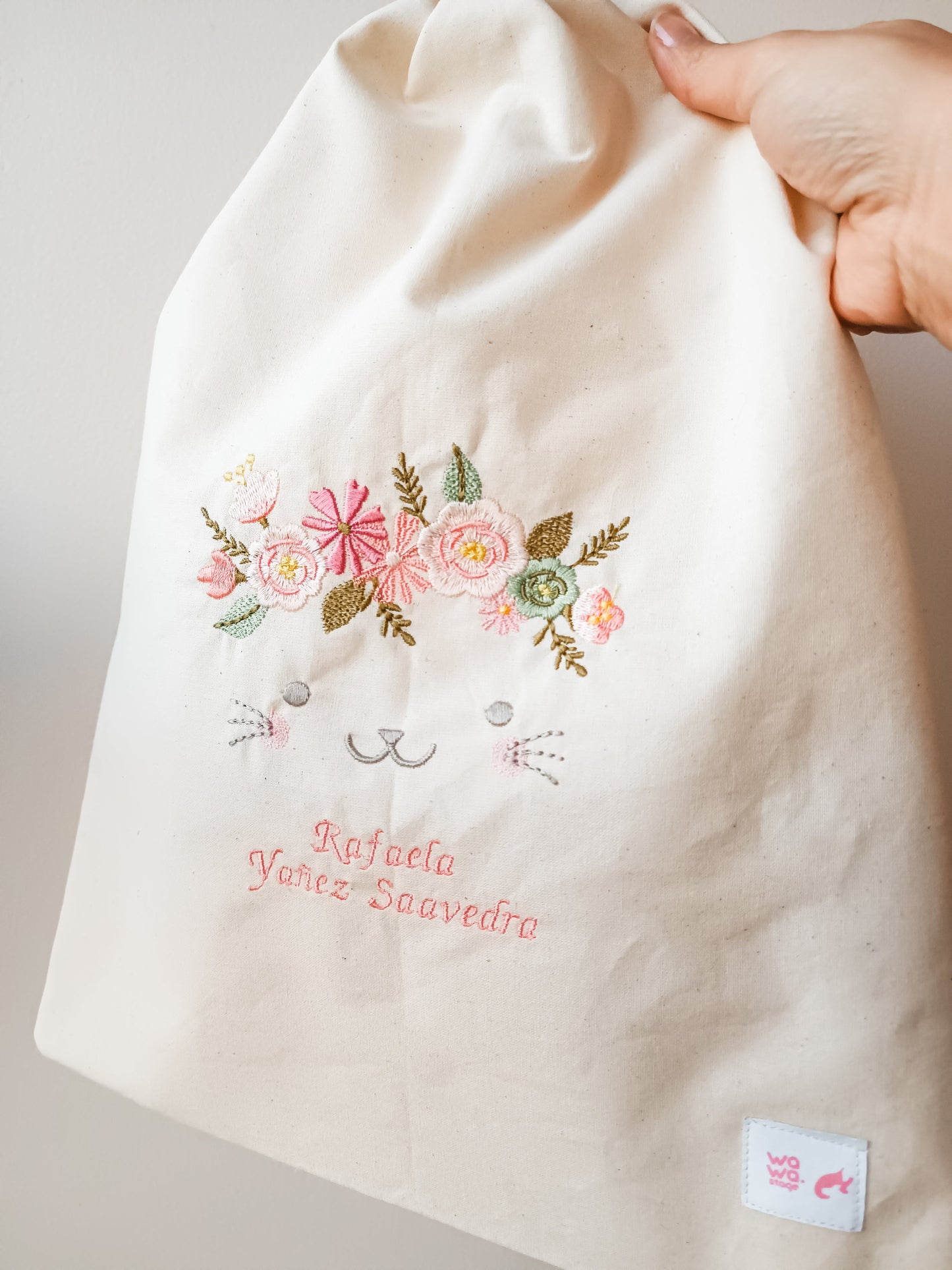 Bolsa Cara Floreada