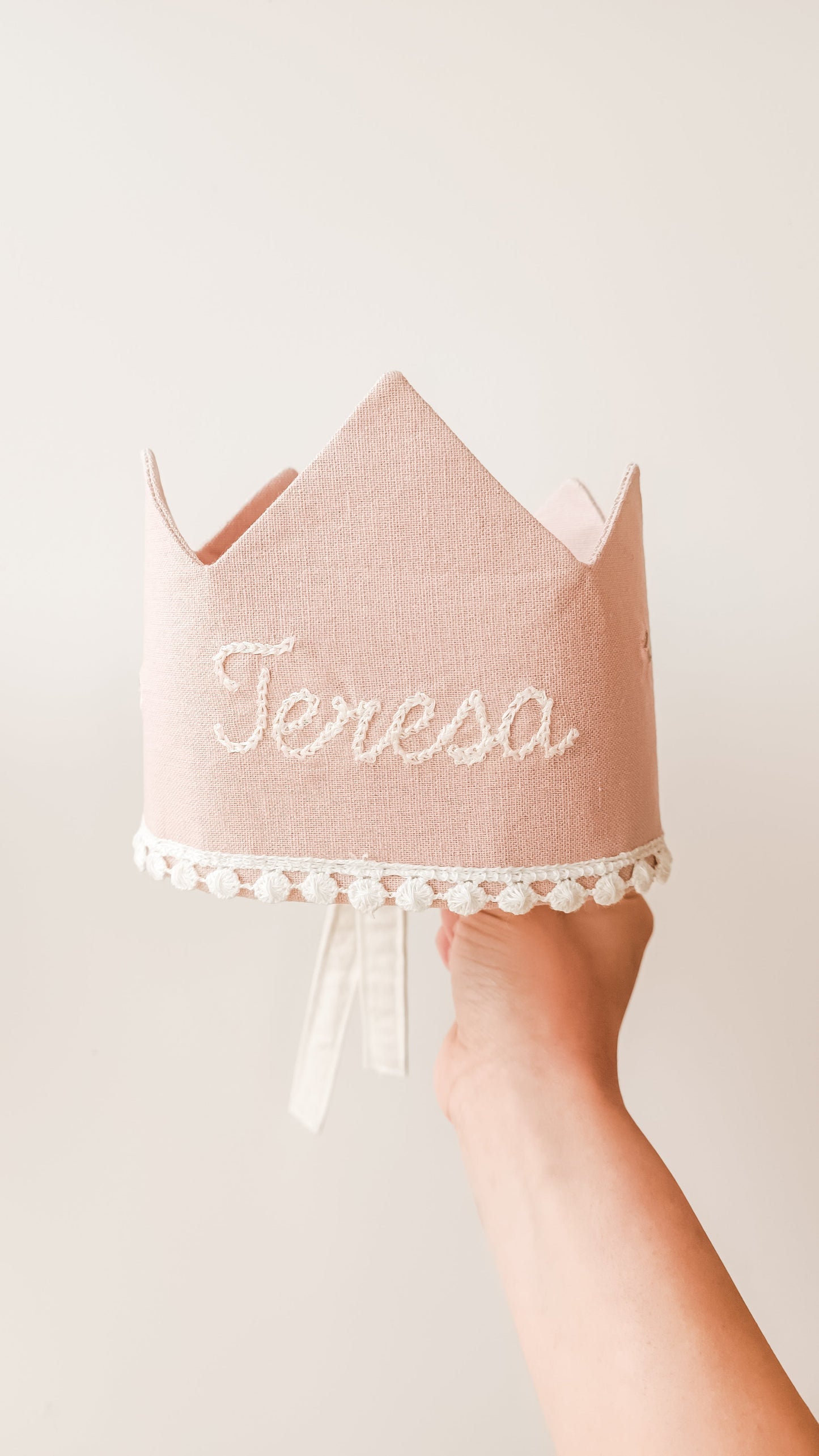 Corona manuscrita flores silvestres wawastage_ropa_para_bebe_guagua