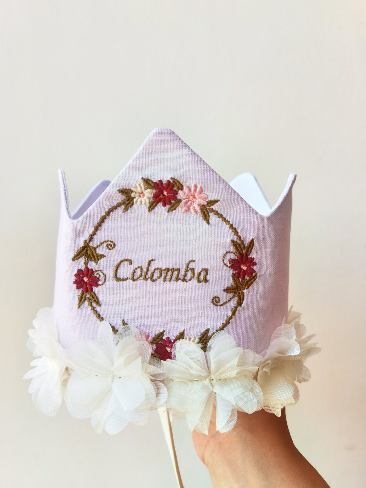 Corona de genero con Aro de flores