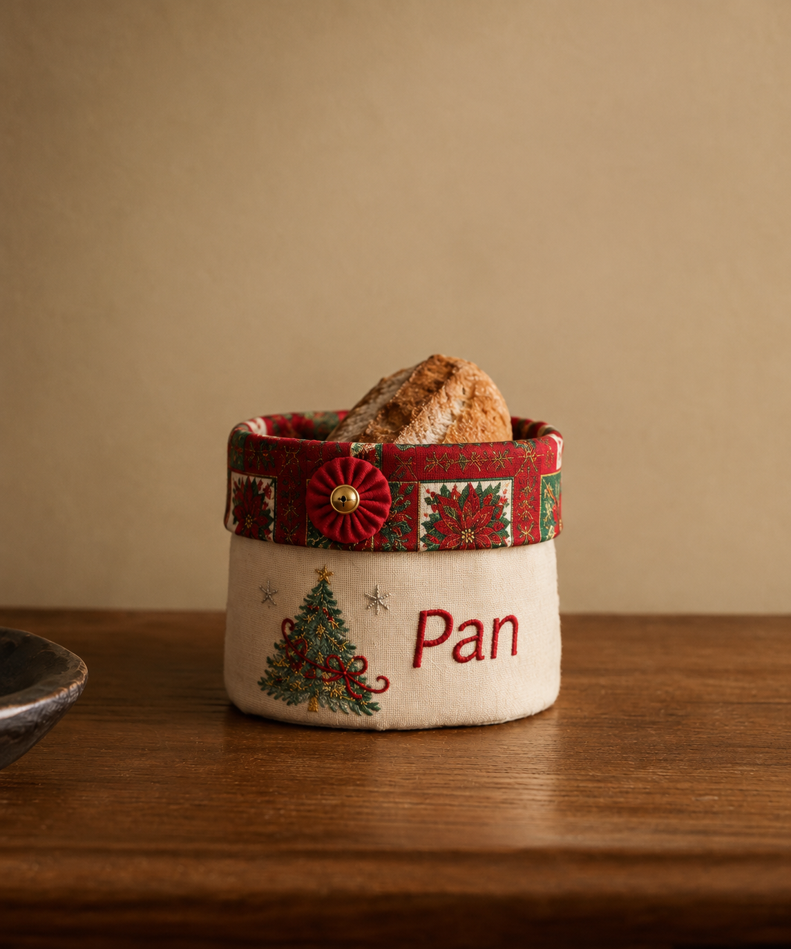 Panera Navideña Bordada bordado navideño Wawa Stage 1