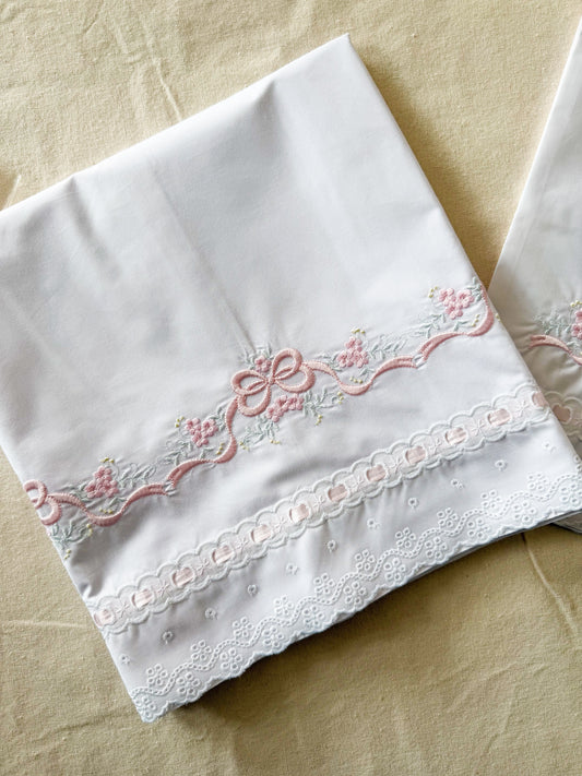 Sábanas  Bebé Lazo delicado