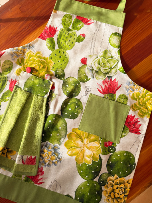 Delantal de Cocina Maison cactus