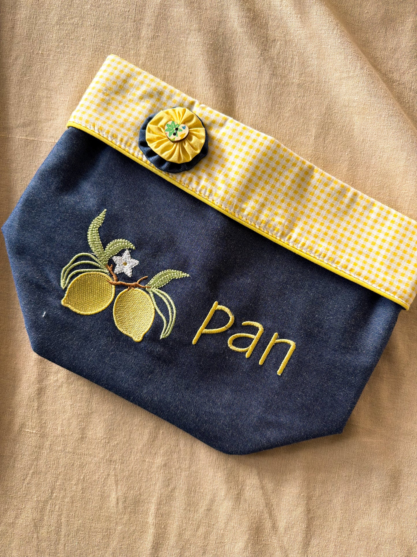 Panera de tela Limones