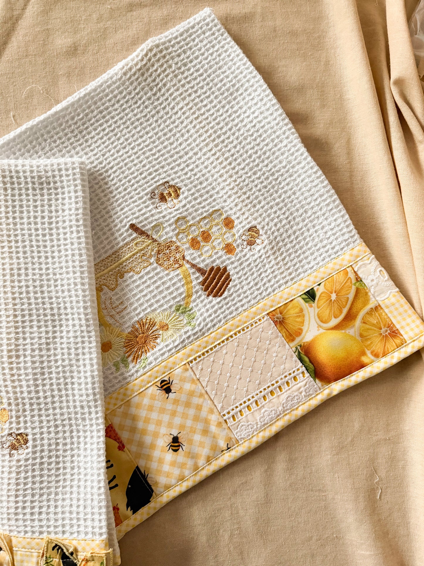 Paño de cocina Miel y Abejas