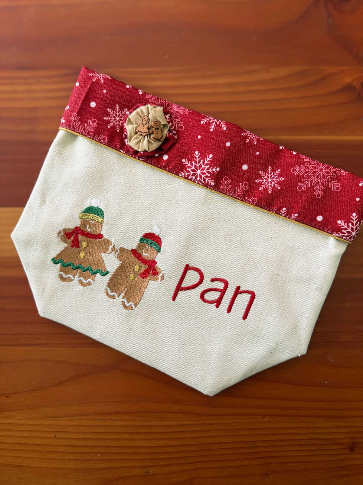Panera Navideña Bordada bordado navideño Wawa Stage 7