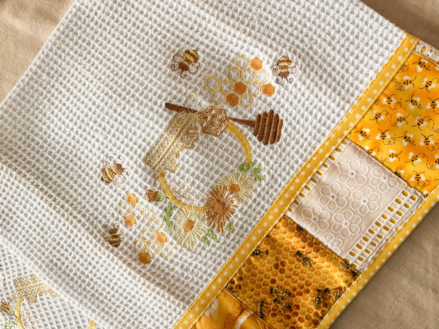 Paño de cocina Miel y Abejas