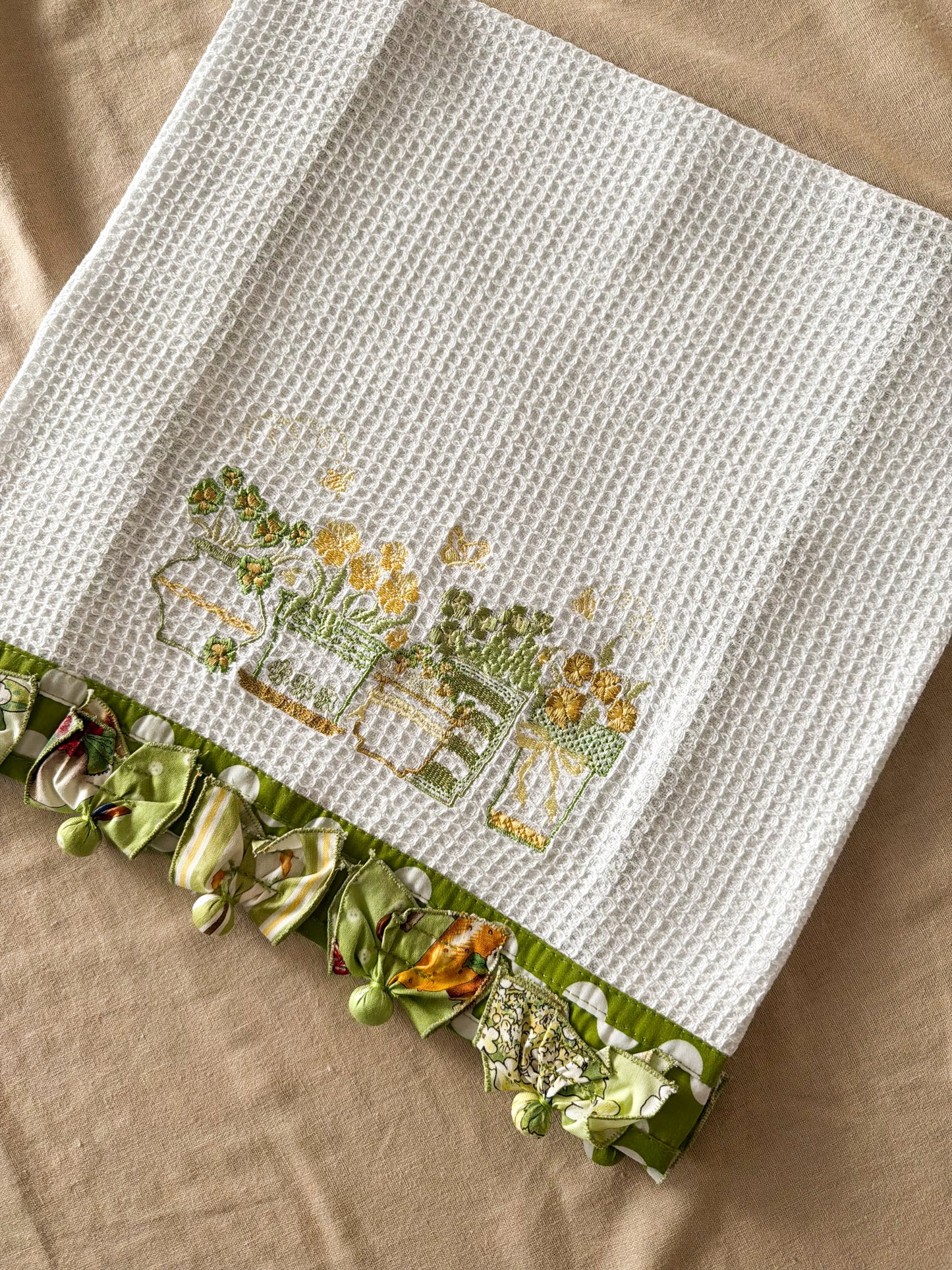 Paño de Cocina Flores